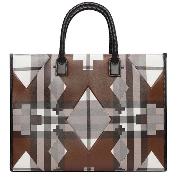 BURBERRY GEOMETRIC TOTE - Picture 1 of 4